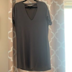 Gray T-shirt Dress